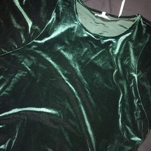 Madewell Velvet Butterfly Top